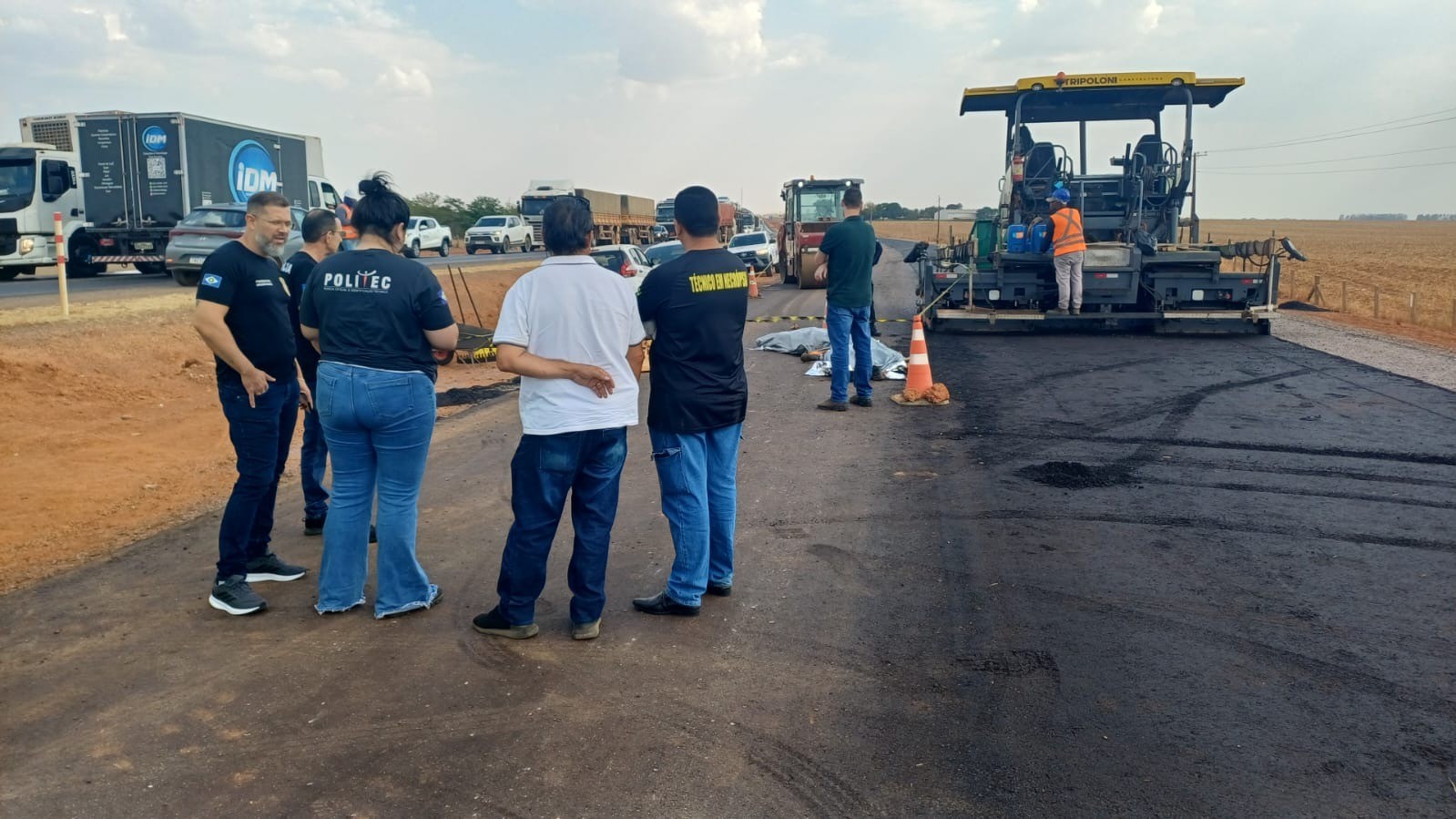 Três trabalhadores morrem após acidente com rolo compressor em obras de duplicação da BR-163 em MT