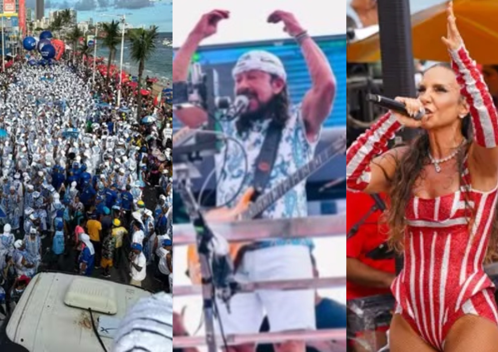 Quinto dia do carnaval de Salvador tem 'treta' dos Filhos de Ghandy com Bell, cobrança de Armandinho e homenagem de Ivete a Preta Gil