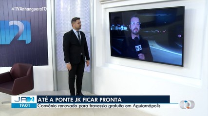 Governo renova travessia de balsas entre TO e MA até a conclusão da ponte JK