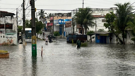 Natal estima 1.800 famílias afetadas por fortes chuvas e aguarda ajuda federal - Foto: (Vinícius Marinho/Inter TV Cabugi)