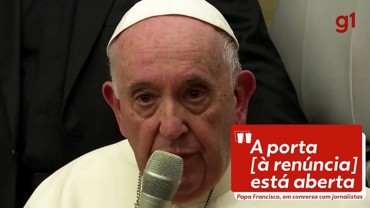 Posso pensar na possibilidade de me afastar, diz papa Francisco