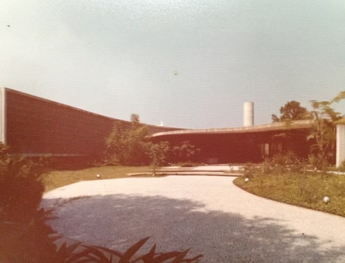 Fachada da residência antigamente — Foto: Arquivo pessoal