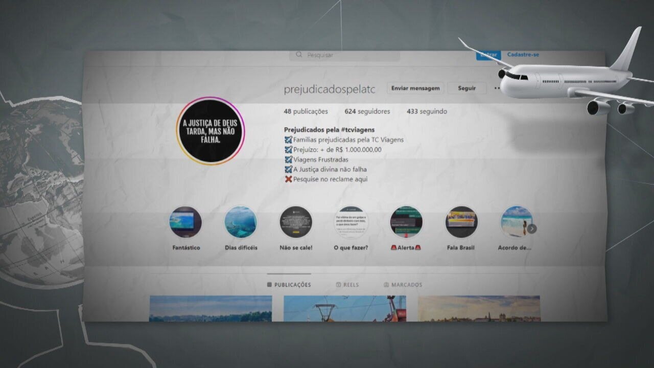 Fantástico mostra histórias de pessoas que revelam ter sofrido golpe das  passagens aéreas