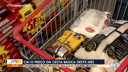 Entenda o que contribuiu para a redução do preço da cesta básica