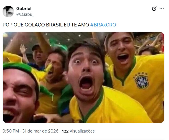 Brasil x Croácia: veja os memes sobre o primeiro tempo do amistoso 