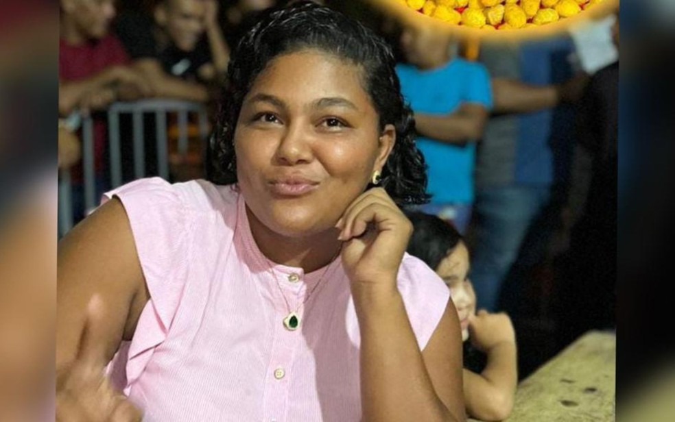 Amanda aps vencer o torneio de roer pequi  Foto: Arquivo Pessoal/Amanda Elias Souza