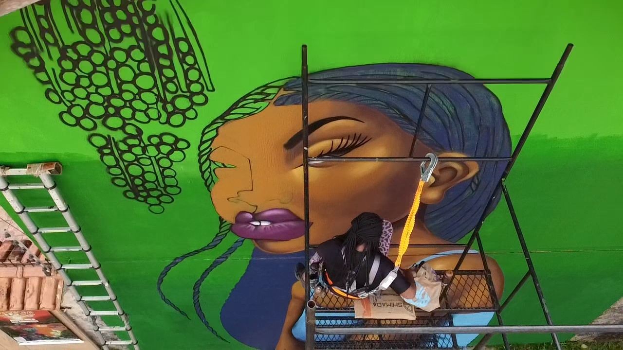 Bairro da periferia de Belém ganha museu de grafitti a céu aberto com sete murais permanentes