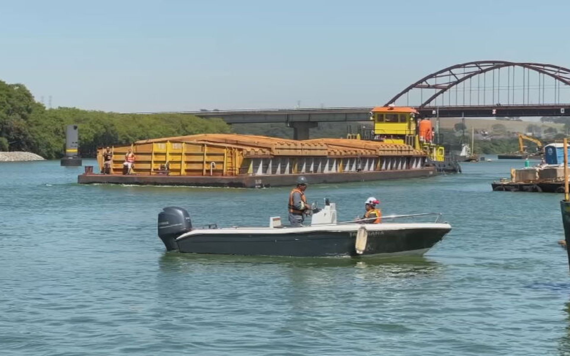 Obra para triplicar capacidade da hidrovia Tietê-Paraná atinge 97% de execução no interior de SP
