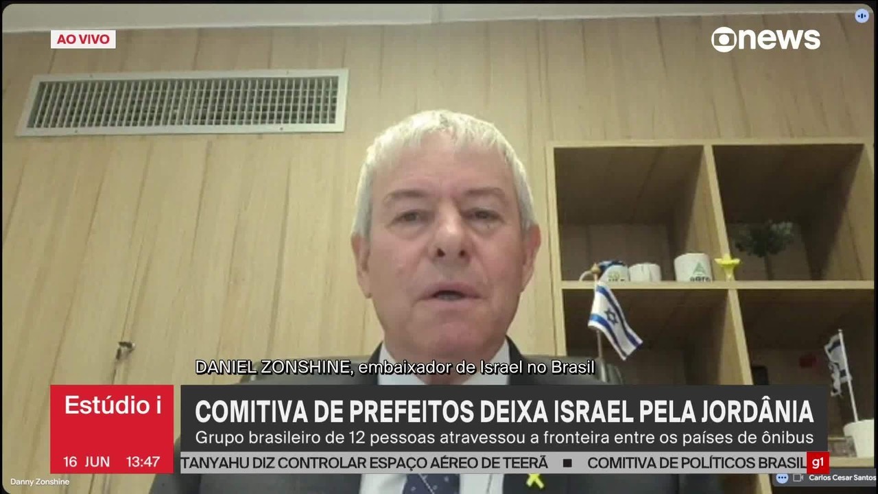 'A bola está também no campo deles', diz embaixador de Israel no Brasil sobre participação dos EUA no conflito contra o Irã