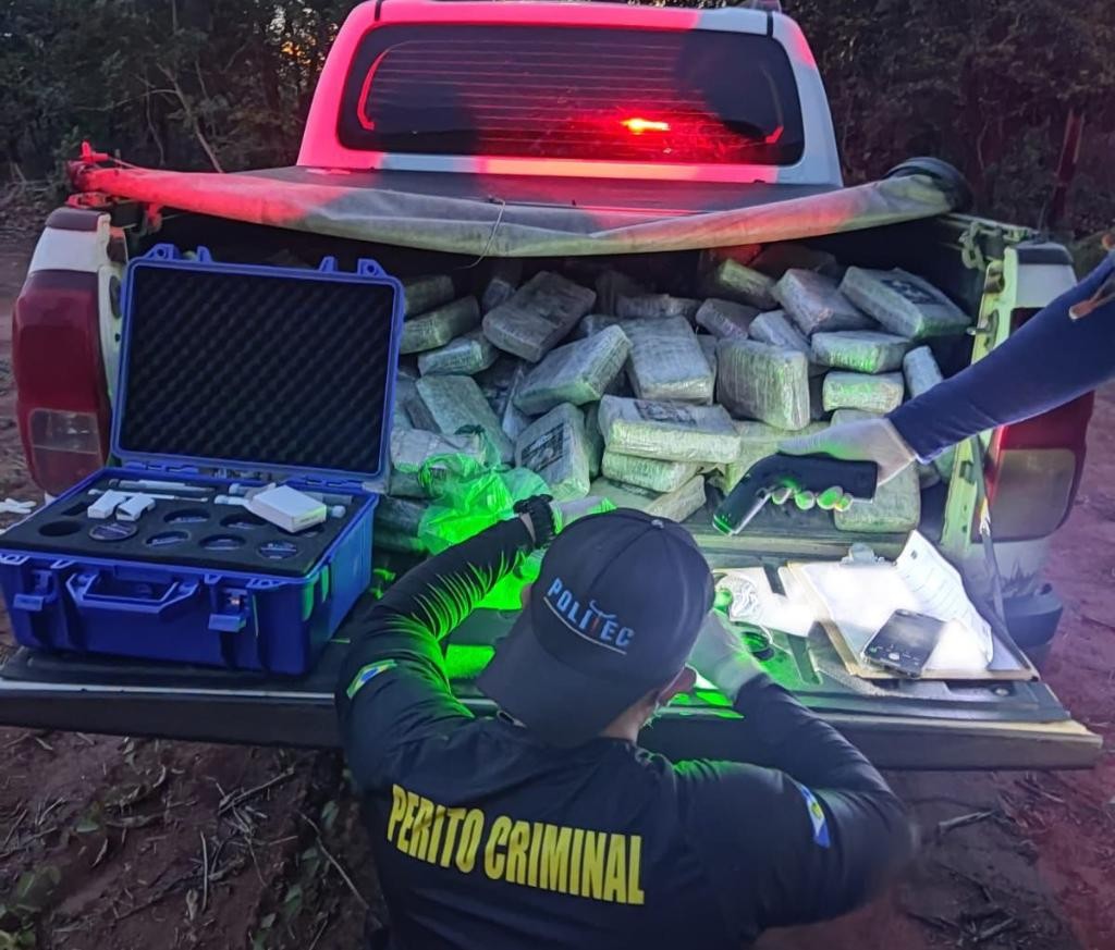 Motorista é preso e polícia apreende mais de 200 kg de maconha em MT 