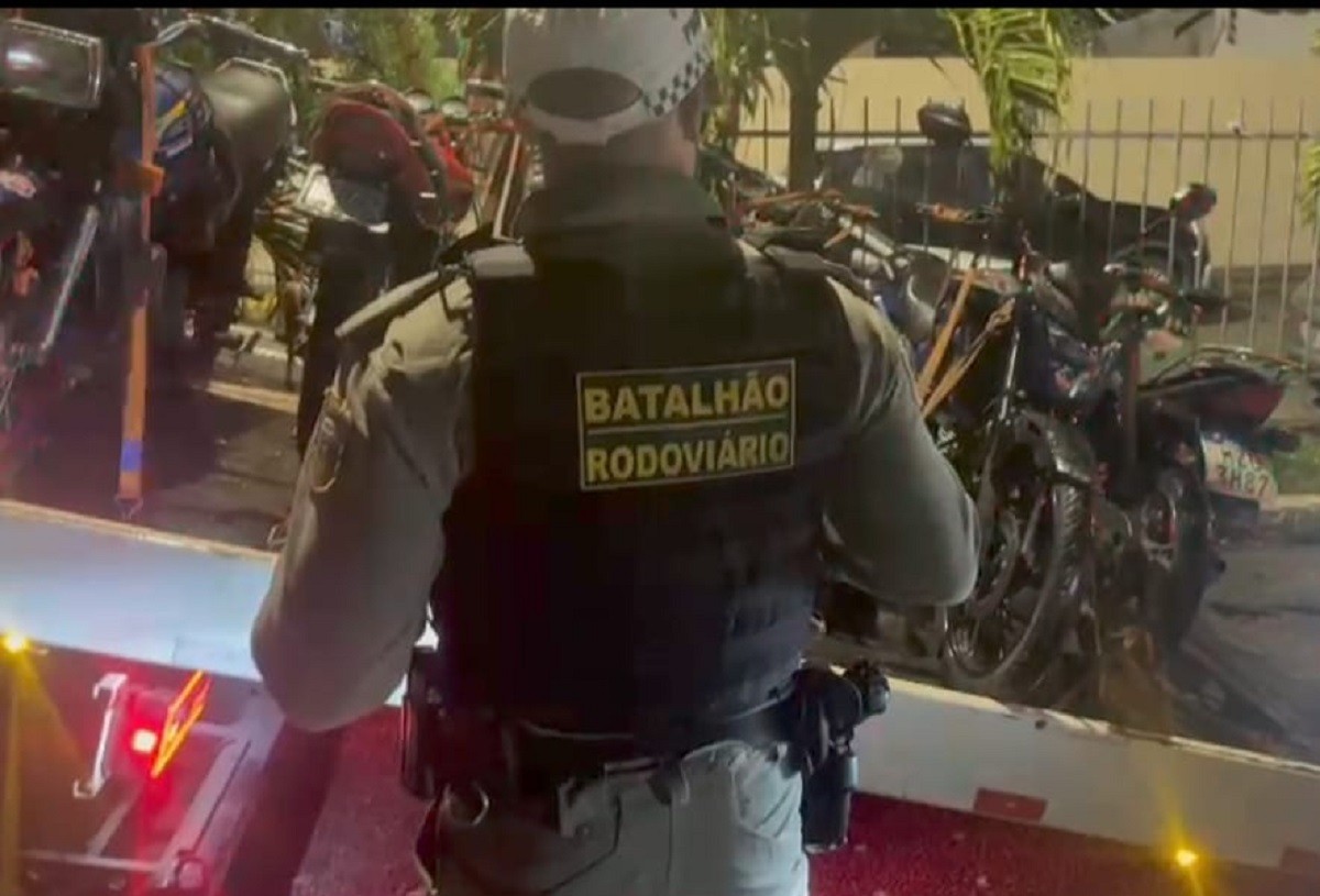 Dez motos são apreendidas em operação contra poluição sonora na Grande Natal