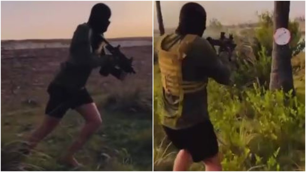 Alex de Oliveira Sousa, o "Coringa", de 30 anos, chefe de facção suspeito de crimes na Região Metropolitana de Fortaleza, foi preso na praia da Taíba. — Foto: Reprodução