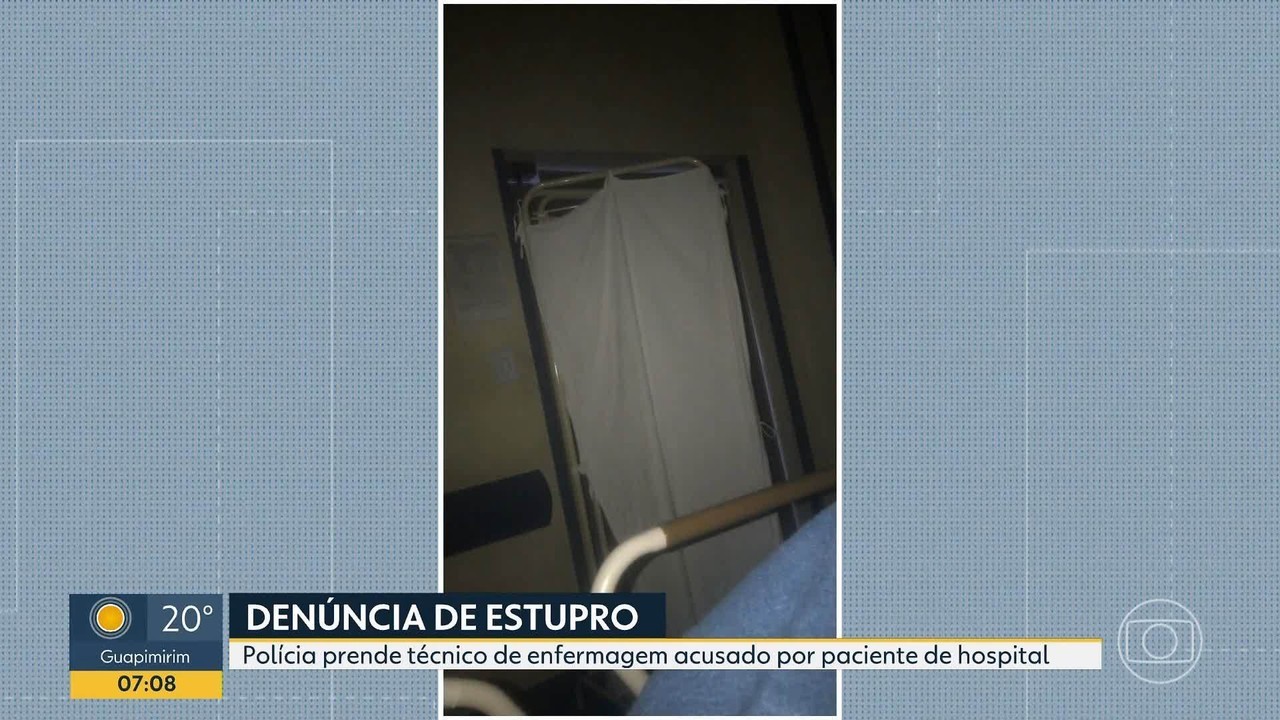 Técnico de enfermagem suspeito de estuprar paciente em hospital é preso