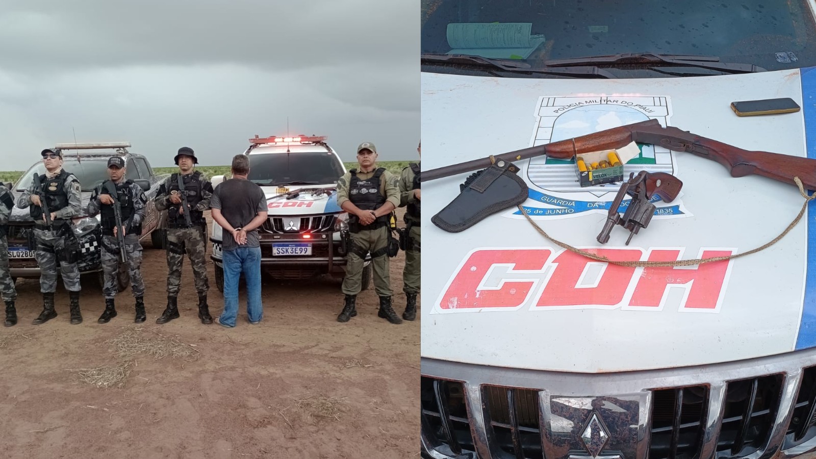 Suposto membro de 'milícia armada' que faz segurança ilegal de fazendas é detido em cidade do Piauí