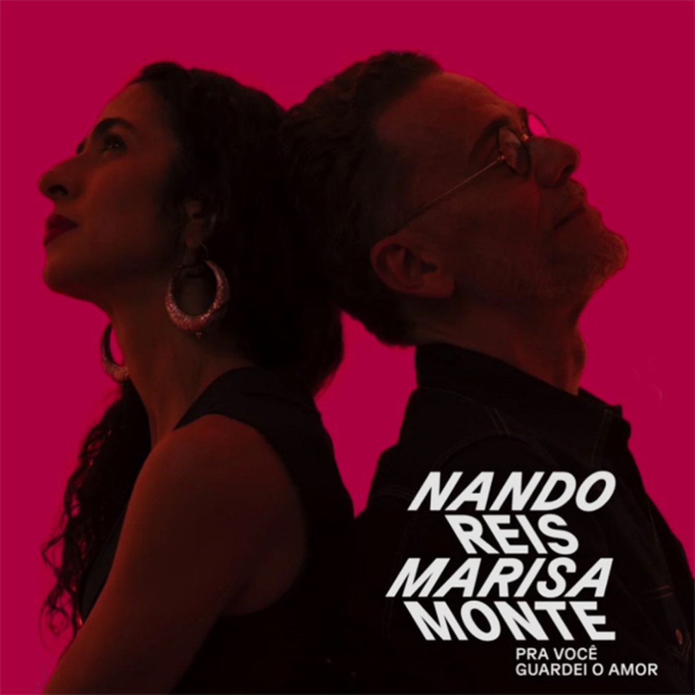 Capa do single 'Pra você guardei o amor', de Nando Reis e Marisa Monte — Foto: Leo Aversa