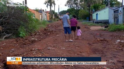 Infraestrutura precária é registrada no Setor Universitário