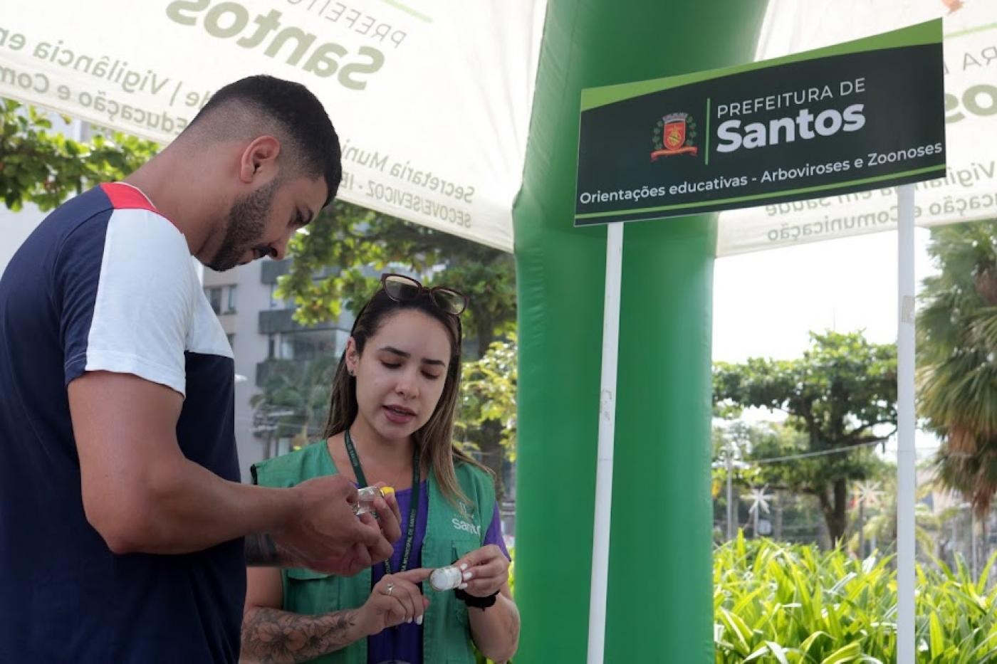Santos intensifica ações contra a dengue neste final de semana 
