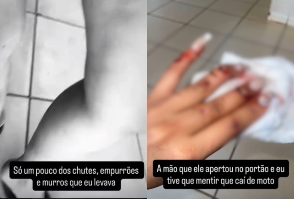 Ludmila possuía medida protetiva de urgência contra o namorado — Foto: Redes sociais