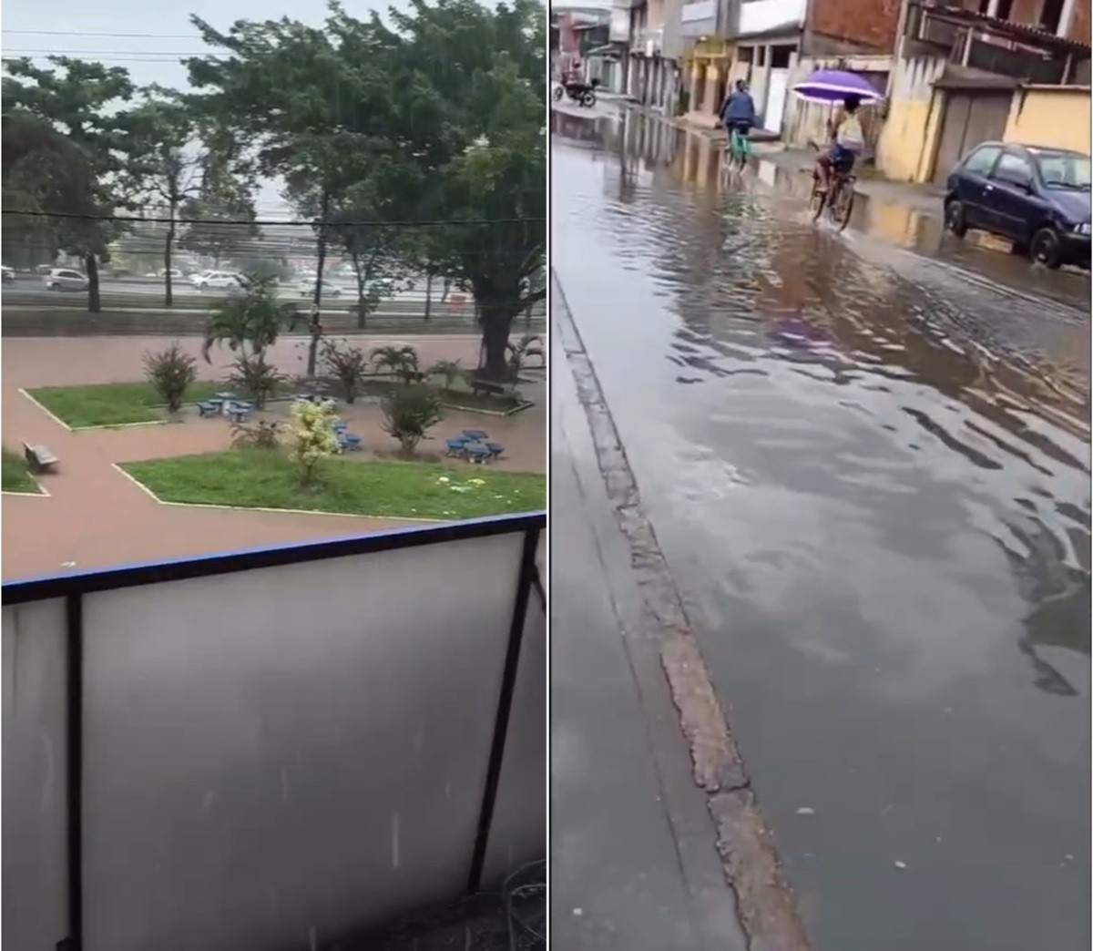 Chuvas fortes causam alagamentos e transtornos em bairros de Rio das Ostras