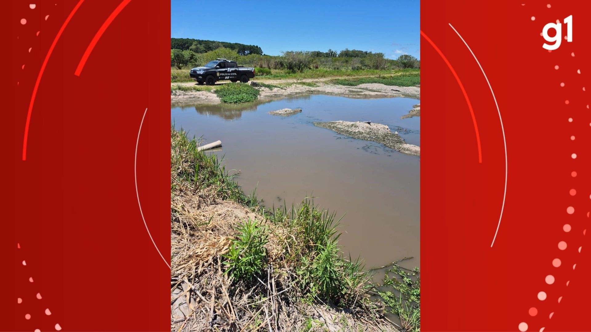 Filho morre afogado após ser empurrado em açude pelo pai por defender mãe de agressões em Guaíba