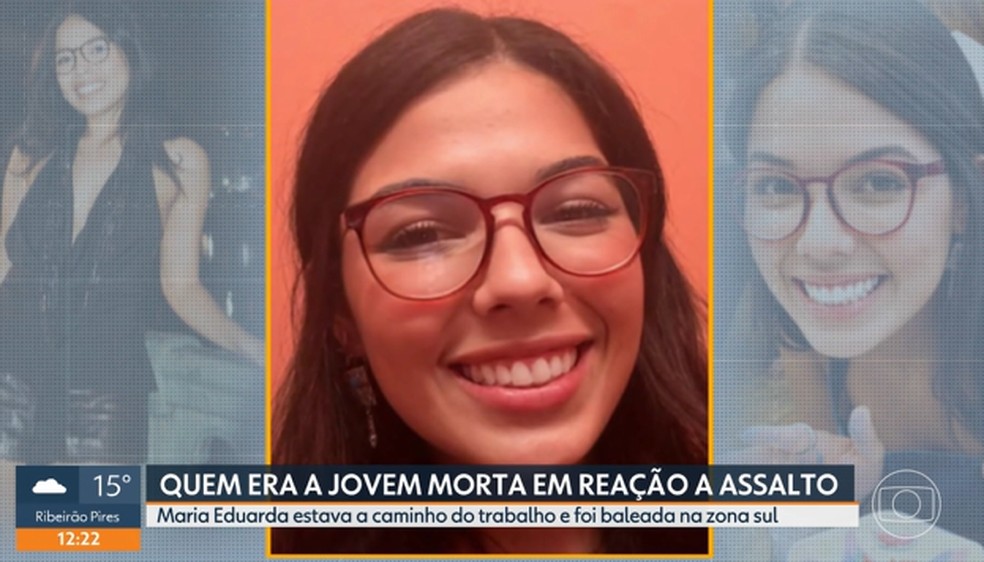 Maria Eduarda Santana Nascimento, vítima do tiroteio na Zona Sul de SP