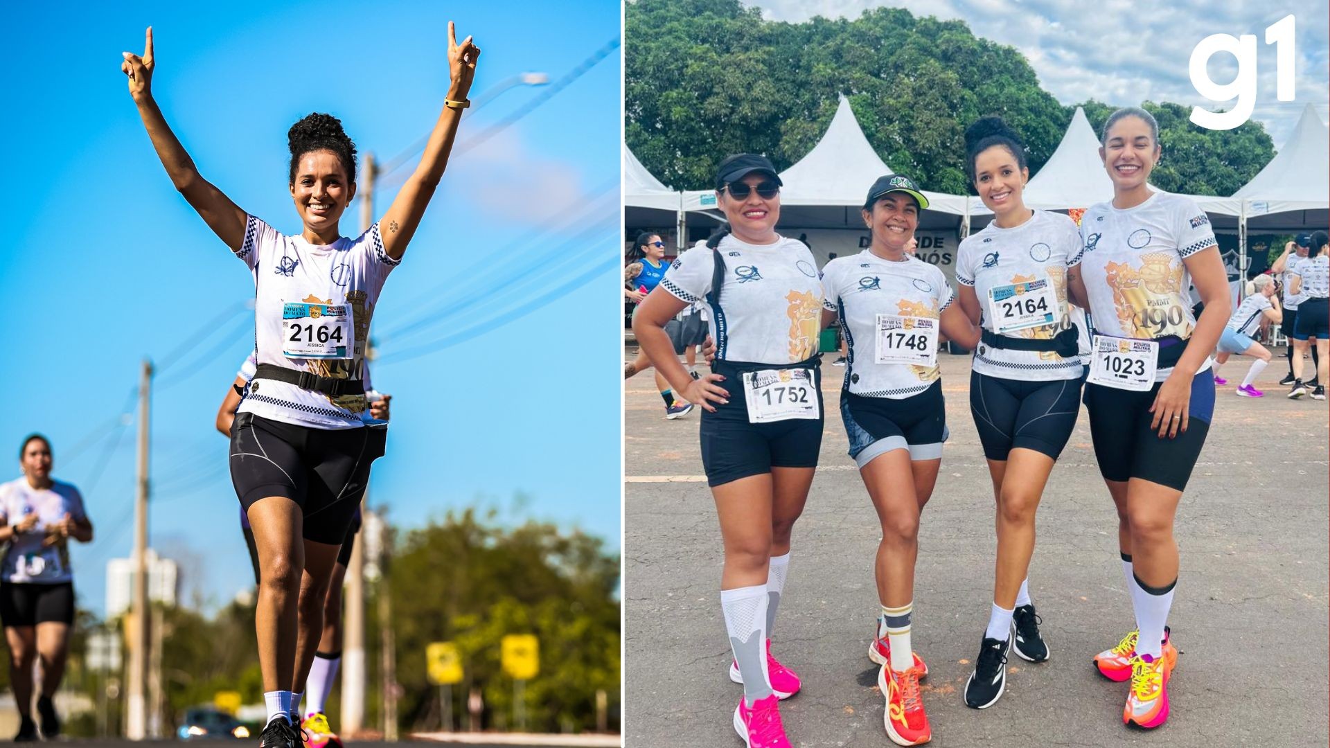 VÍDEO: bombeiros cantam ‘Corridinha Mixuruca’ e divertem corredora em prova de Cuiabá