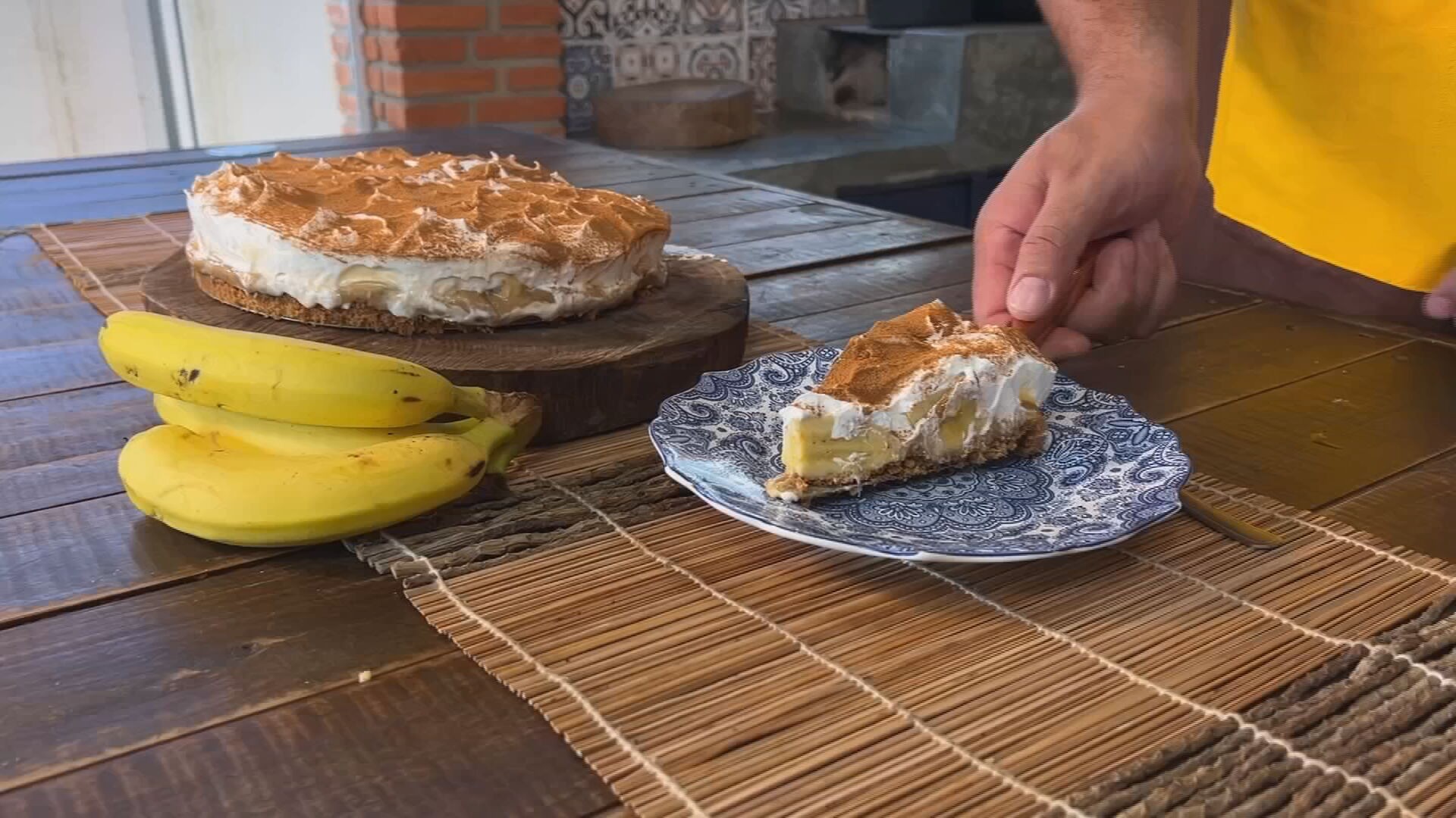 Receita Nosso Campo: aprenda a fazer uma banoffee de banana | G1