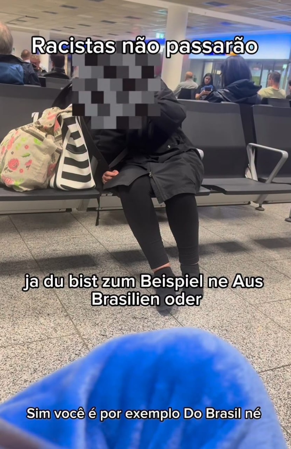 Brasileira expõe caso de racismo e xenofobia na Alemanha — Foto: Instagram/Reprodução