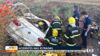 Tocantins tem fim de semana com números altos de acidentes nas estradas