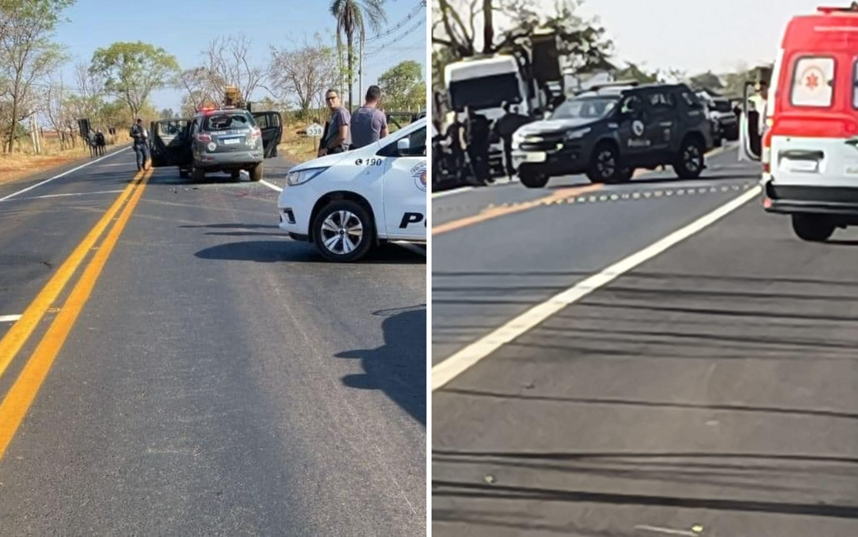 Troca de tiros em perseguição deixa policial militar e suspeitos de ataque a carro-forte mortos no interior de SP