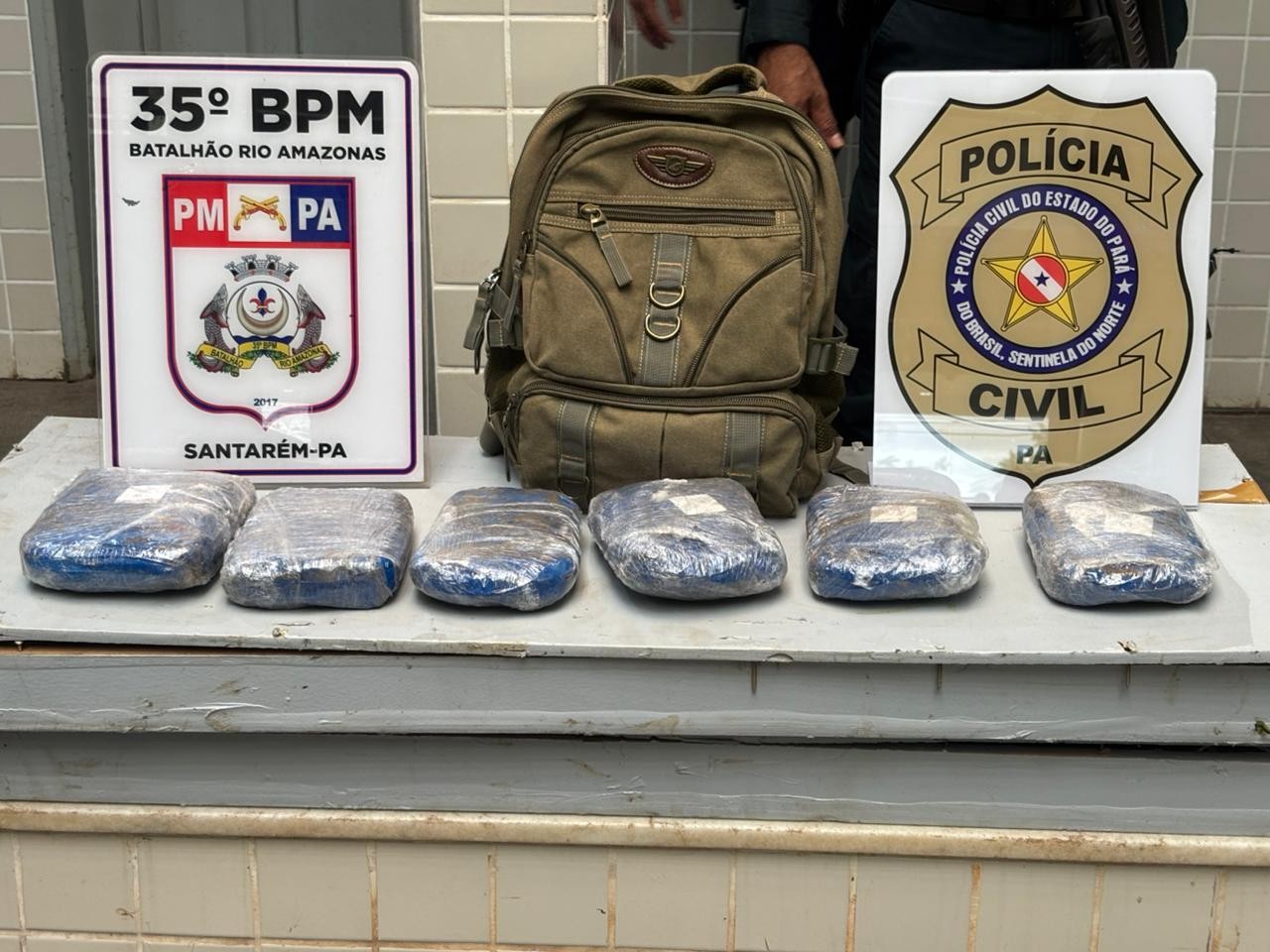 Homem é preso e droga apreendida durante investigação de carga roubada em Santarém