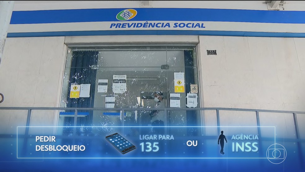 Força-tarefa do INSS atualiza dados cadastrais de beneficiários do BPC — Foto: Jornal Nacional/ Reprodução