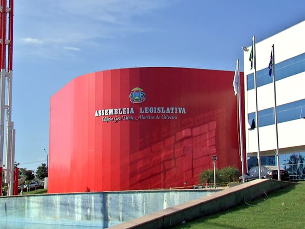 Assembleia Legislativa de Mato Grosso (ALMT)  — Foto: Reprodução/TVCA