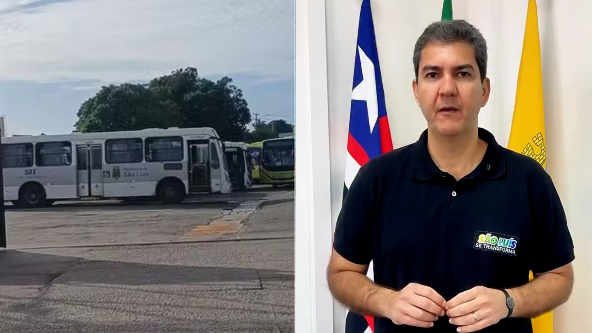 1001 alega falta de subsídios da prefeitura pela greve dos motoristas; Braide quer romper contrato com a empresa