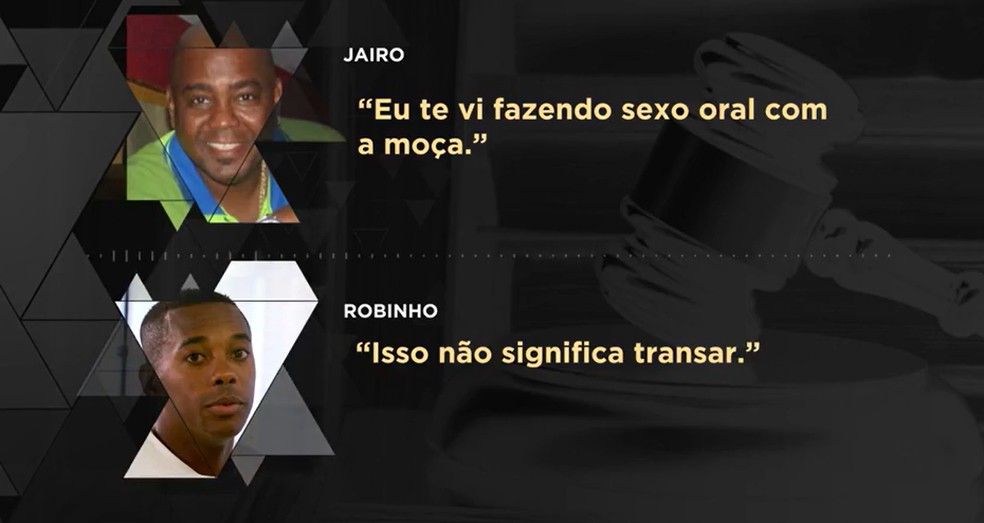 Diálogo de Robinho interceptado pela Justiça italiana. — Foto: TV Globo/Reprodução