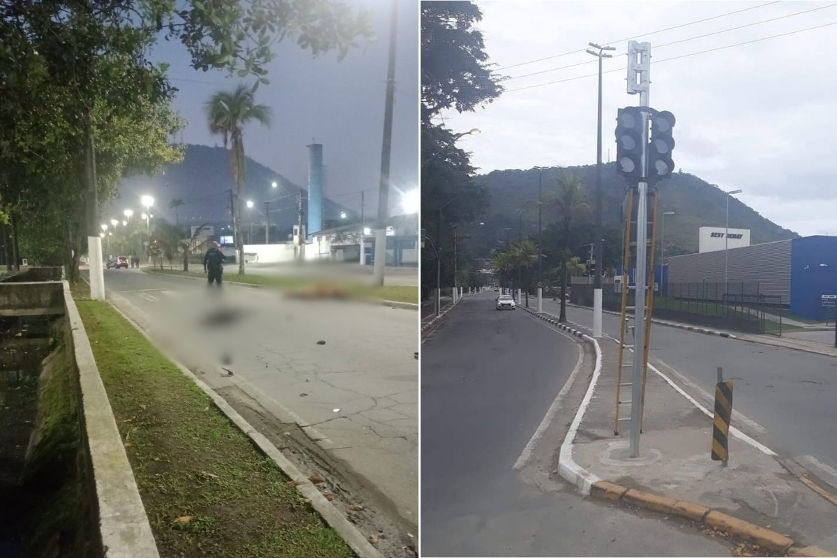 Motociclista e cavalo morrem após acidente em avenida no litoral de SP