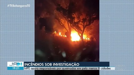 Queimadas em pelo menos oito cidades do TO são alvo de investigação do MPE