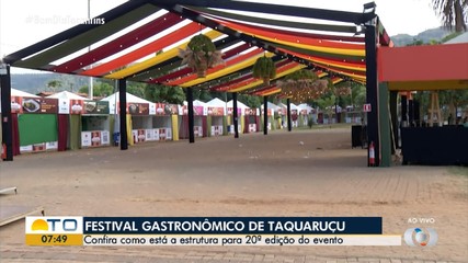 Confira os preparativos para o Festival Gastronômico de Taquaruçu