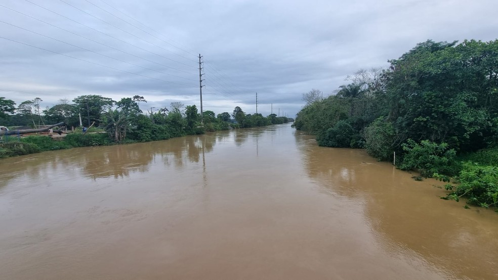 Itajaí decreta estado de emergência hídrica por causa das chuvas e cheia de rio — Foto: Prefeitura de Itajaí/Divulgação