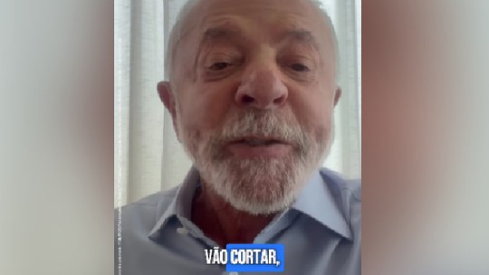 Nas redes, Lula diz que Flávio cortará Pé-de-Meia e programas sociais