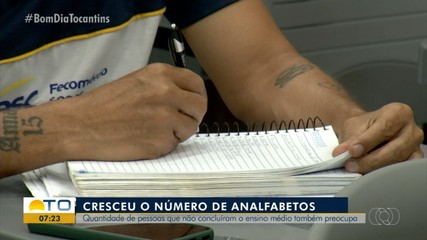 Índice de pessoas analfabetas no Tocantins ainda é alto e idosos são maioria