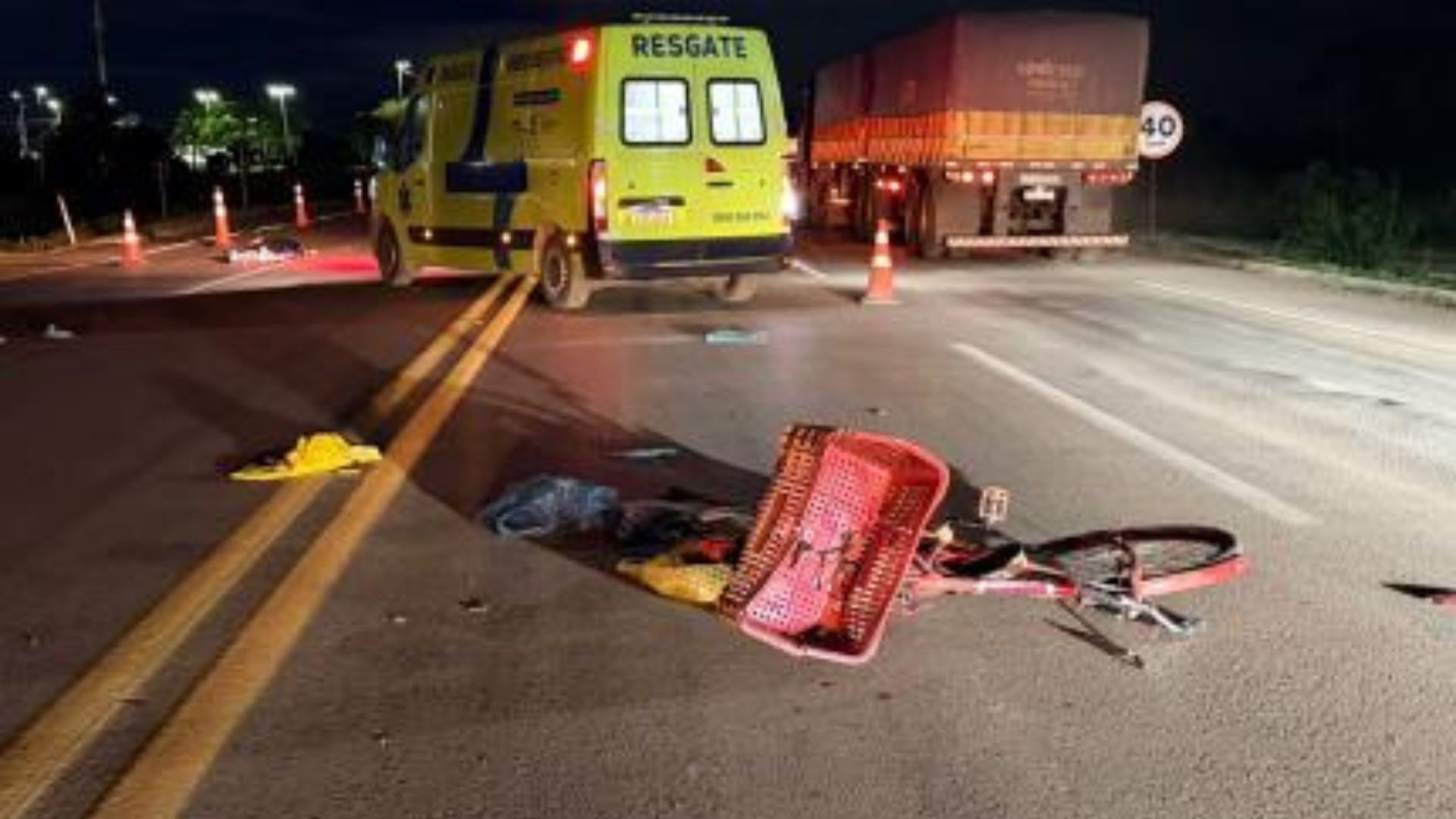 Idoso morre atropelado enquanto andava de bicicleta em MT; motorista foge sem prestar socorro