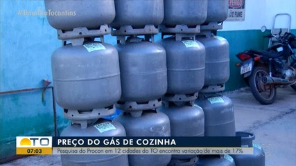 Preço do gás no Tocantins pode variar até 17%, segundo o Procon