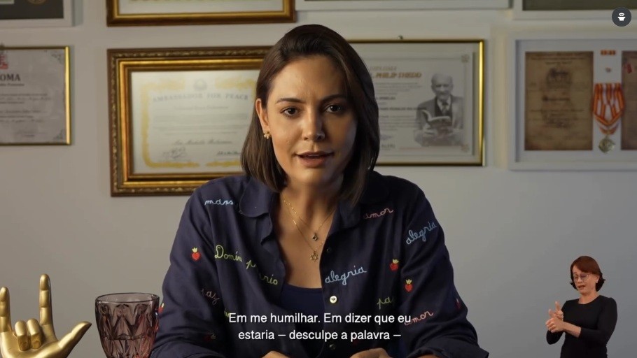 Michelle Bolsonaro posta vídeo e diz ter sido 'apunhalada' e humilhada por Flávio: 'Entendi que não queria meu apoio'