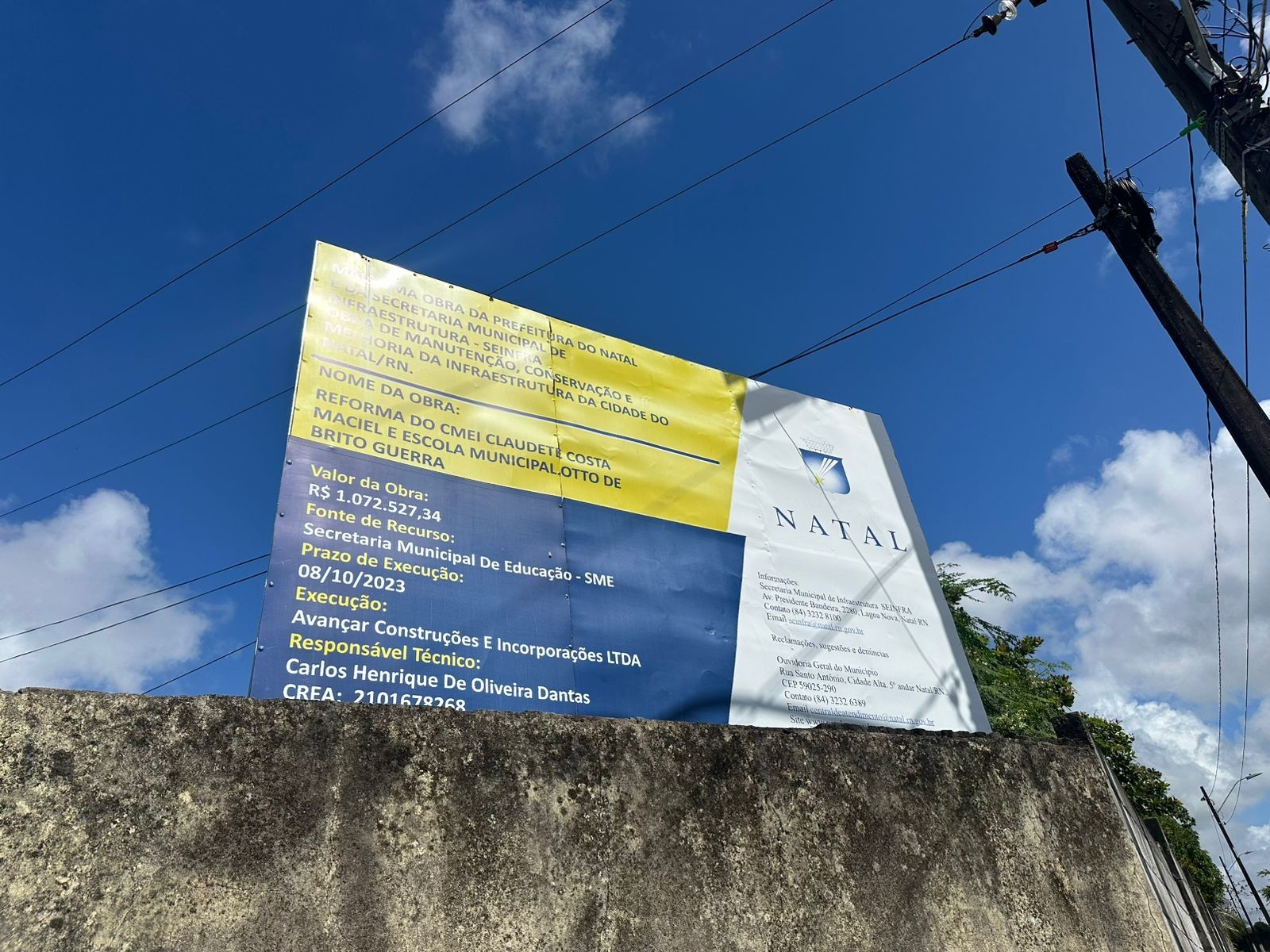 Fechada para reforma desde 2023, escola municipal funciona em centro espírita em Natal