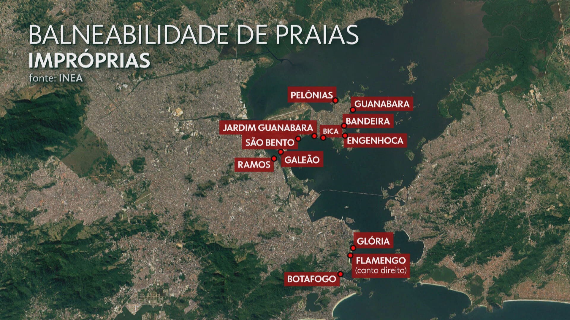 Praias do Rio têm 15 trechos impróprios após chuvas; Glória tenta voltar a ser liberada