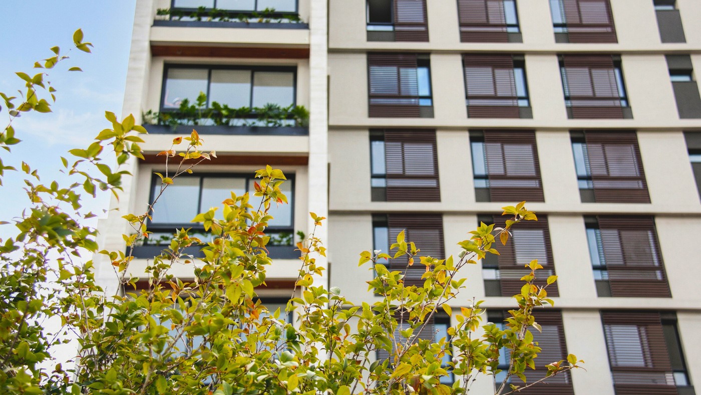 Detalhes da fachada do Eza Living. — Foto: Divulgação/Daniella Araujo.