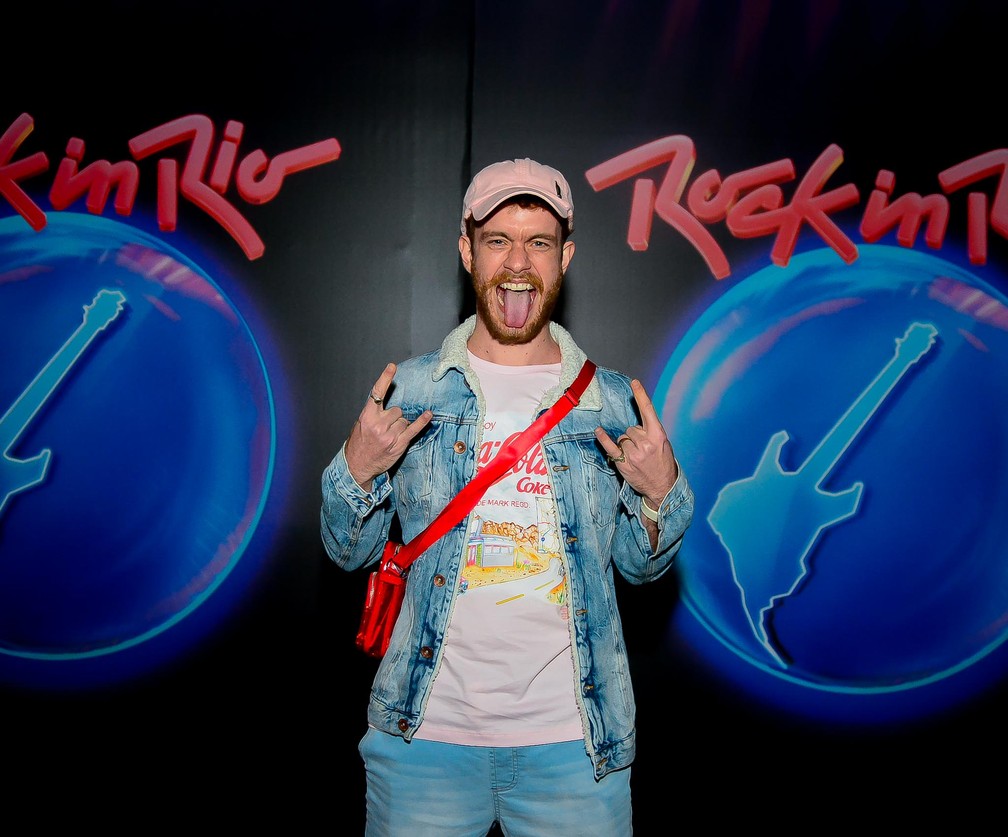 Vitor Thiré no Rock in Rio 2022 — Foto: Webert Belicio/Agnews 