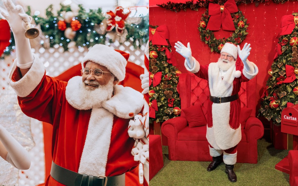 Para manter a magia, Papais Noéis de Ribeirão Preto (SP) usam criatividade e jeitinho ao responder pedidos que não cabem no saco de presentes — Foto: Tábata Barbosa