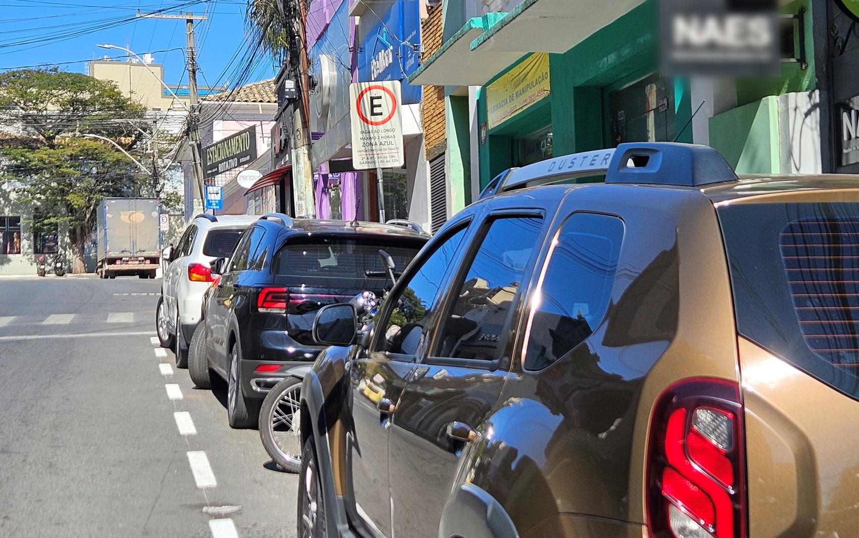 Estacionamento rotativo volta a funcionar no Centro de Lavras em 15 de julho; veja como vai funcionar